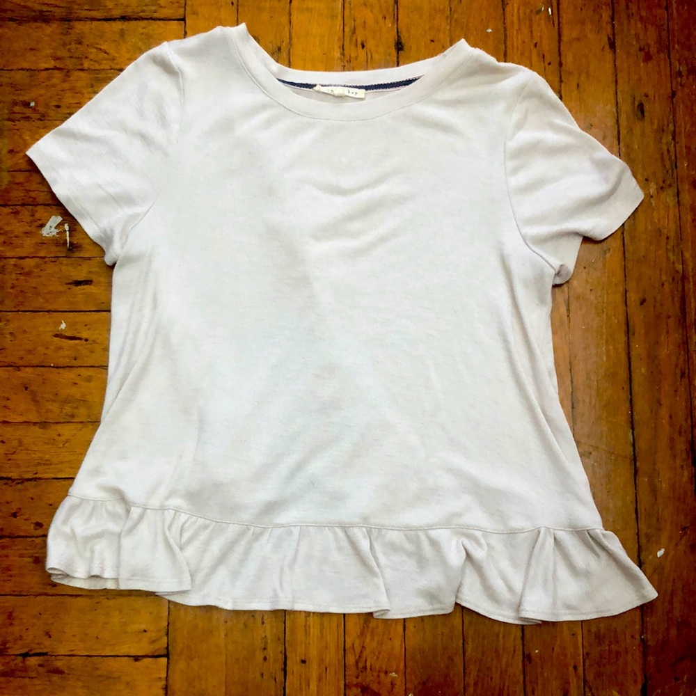 Ruffle Knit Top